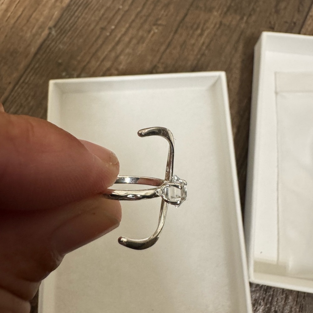 James Michelle Silver Moon Eclipse Herkimer Diamo… - image 4